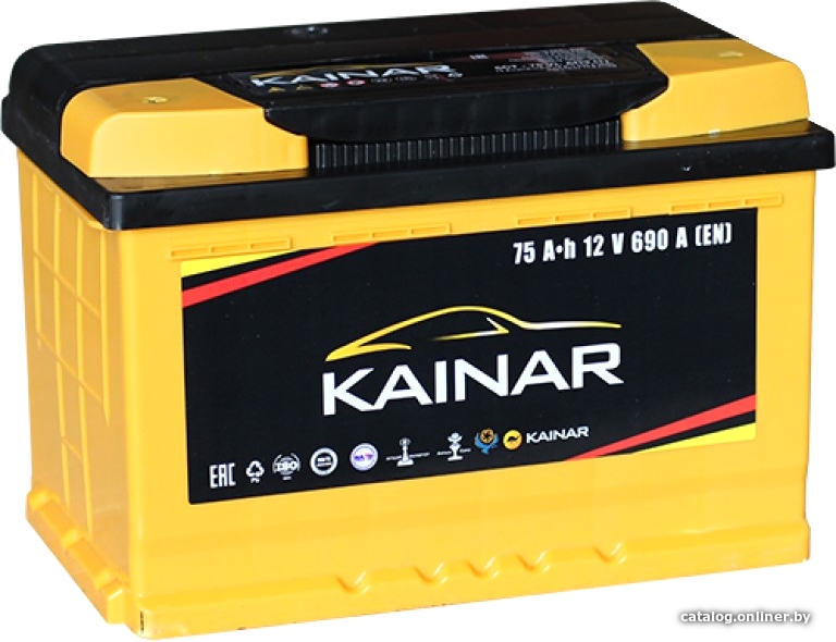 Автомобильный аккумулятор Kainar R (75 А·ч)