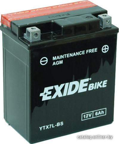 Мотоциклетный аккумулятор Exide Maintennance Free YTX7L-BS (6 А/ч)