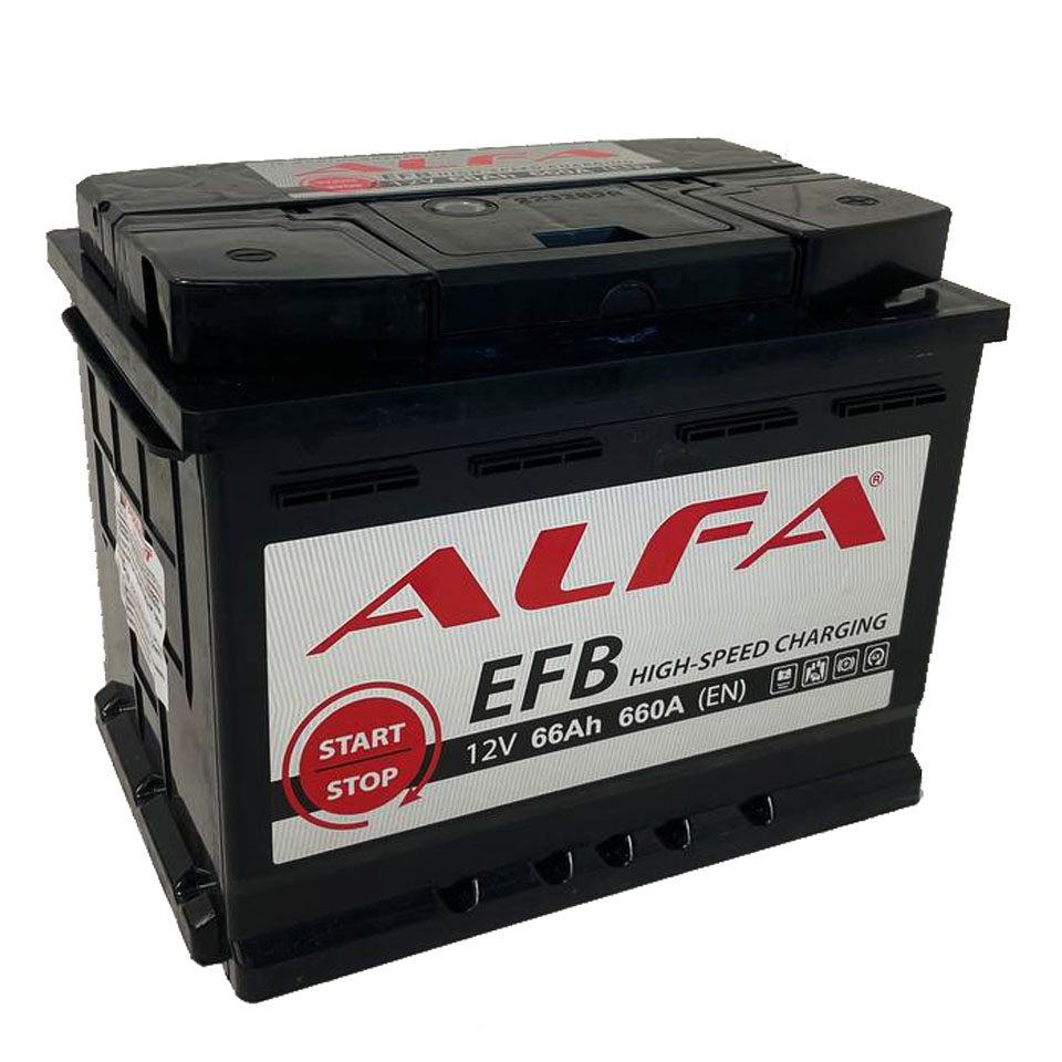Аккумулятор ALFA EFB 66 R+