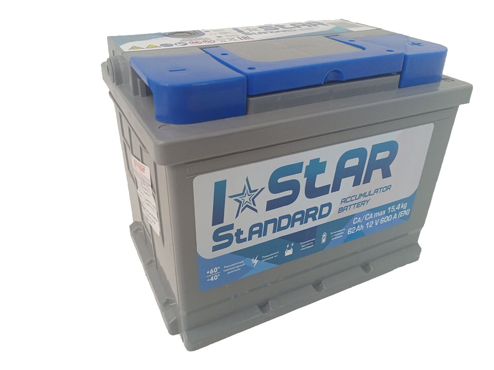 Аккумулятор I-STAR 62 R+ 600 A